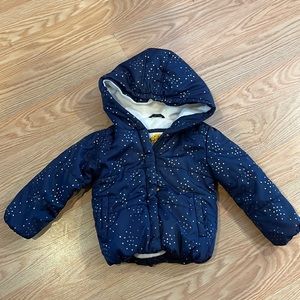Toddler Hooded Jacket in Navy